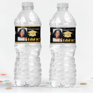 Graduation Water bottle labels (b11)