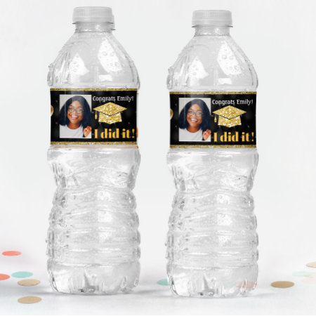 Graduation Water Bottle Labels (b11)