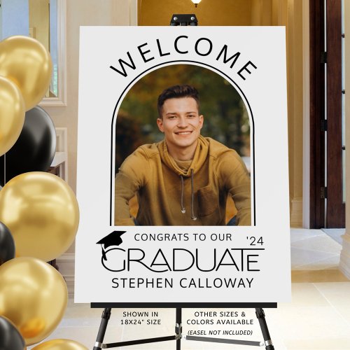 Graduation Welcome Arch Photo Congrats Graduate Foam Board