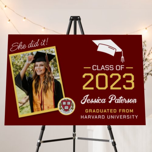 Graduation Welcome Photo Party  Foam Board