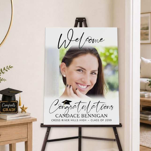 Graduation Welcome Photo Script Congratulations Foam Board (Creator Uploaded)