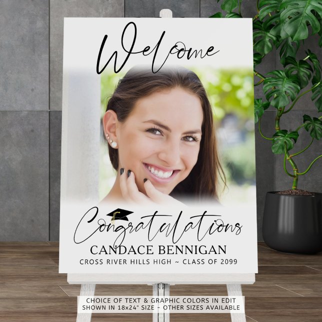 Graduation Welcome Photo Script Congratulations Foam Board (Creator Uploaded)
