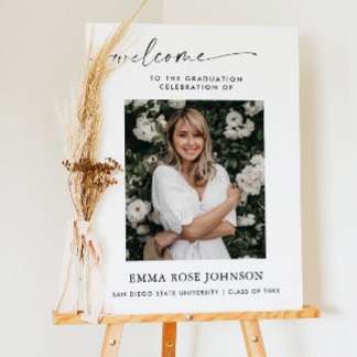 Graduation Welcome Sign, Graduation Sign