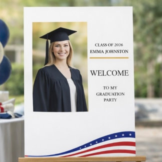 Graduation Welcome Sign Photo Modern Foam Boards