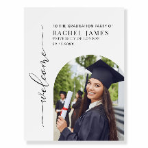 Graduation Welcome Sign Template, Graduation Party
