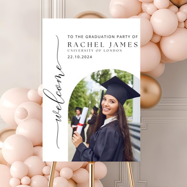 Graduation Welcome Sign Template, Graduation Party (Creator Uploaded)