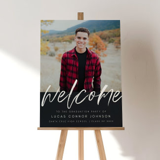 Graduation Welcome Sign Template Modern Graduation