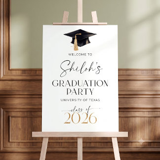 Graduation Welcome Sign Template, Printable Class