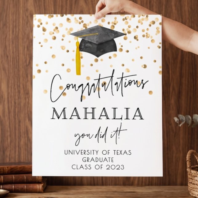 Graduation Welcome Sign Template, Printable Congra (Creator Uploaded)