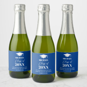 Graduation wine label
