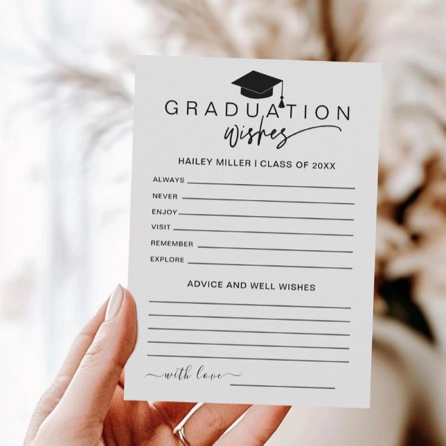 Graduation Wishes With Love Typography Customize (Creator Uploaded)