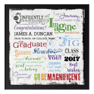 Graduation Word Art Keepsake