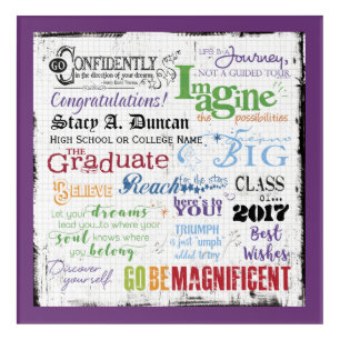Graduation Word Art Keepsake