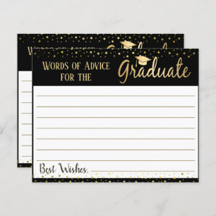 Graduation Words of Advice Paper Sheet
