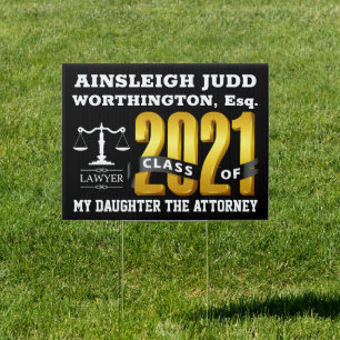 Graduation Yard Sign