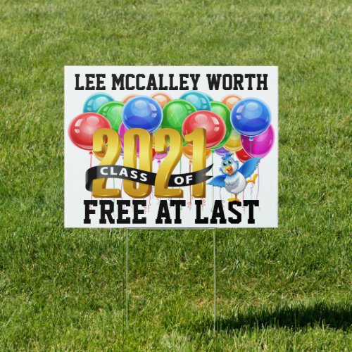 Graduation Yard Sign