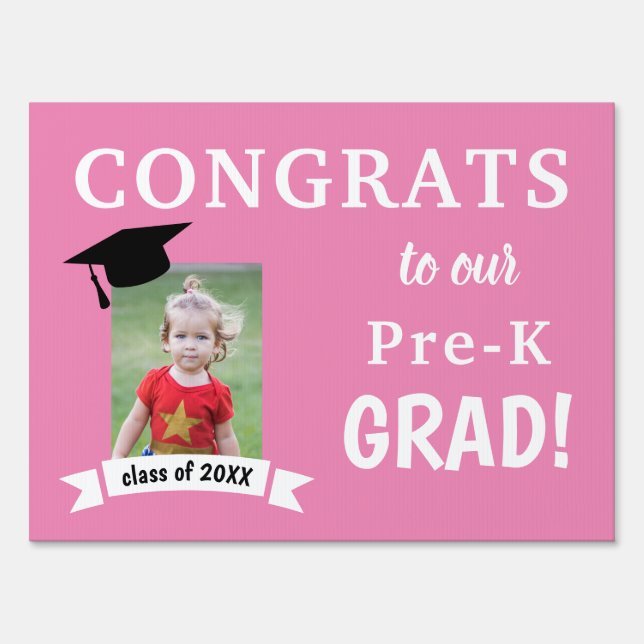 Graduation Yard Sign Congratulations (Front)