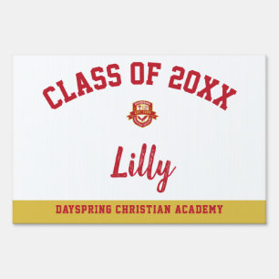 Graduation Yard Sign Dayspring Christian Academy