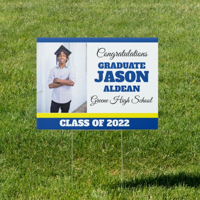 Graduation Yard Sign for High School (Insitu)