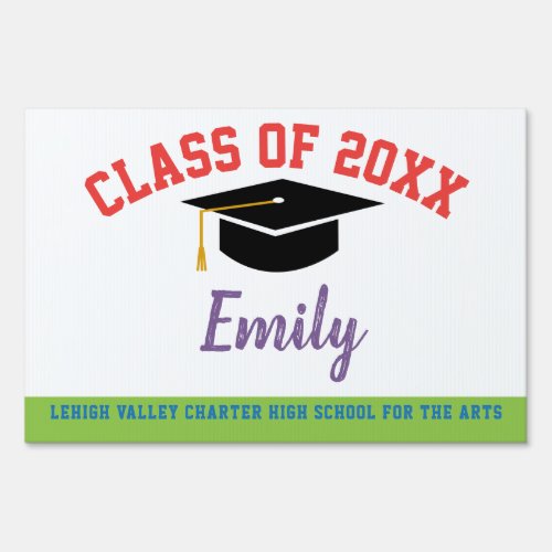 Graduation Yard Sign Lehigh Valley Charter