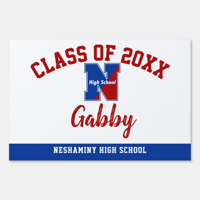 Graduation Yard Sign Neshaminy High School (Front)