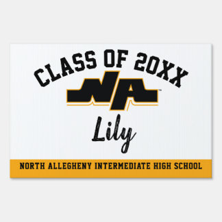 Graduation Yard Sign North Allegheny High School