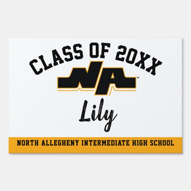 Graduation Yard Sign North Allegheny High School (Front)