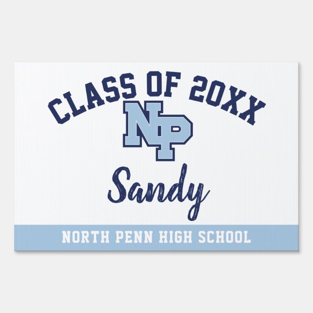 Graduation Yard Sign North Penn High School, Lawn (Front)