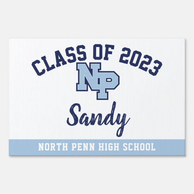 Graduation Yard Sign North Penn High School, Lawn (Front)