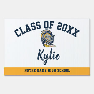 Graduation Yard Sign Notre Dame High School