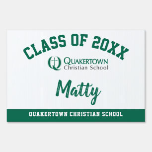 Graduation Yard Sign Quakertown Christian School