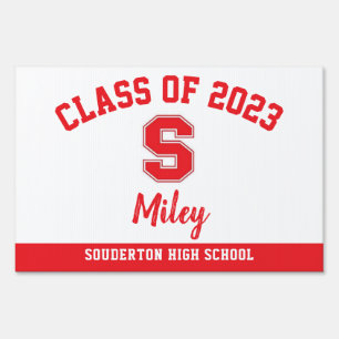 Graduation Yard Sign Souderton High School, Lawn