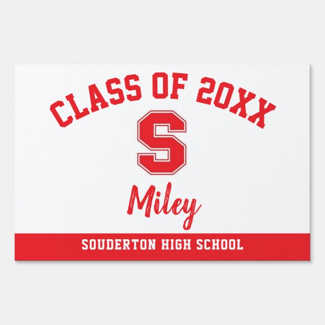 Graduation Yard Sign Souderton High School, Lawn (Front)