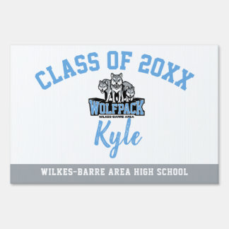 Graduation Yard Sign Wilkes-Barre Area High School