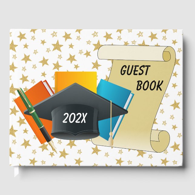Graduation Year Party Guest Book (Front)