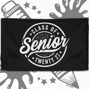 Graduation Year Retro Vintage Senior Class of 2027 Banner