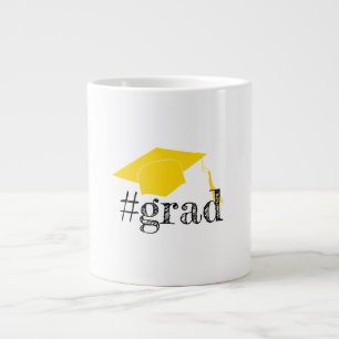 Graduation Yellow Hat Giant Coffee Mug