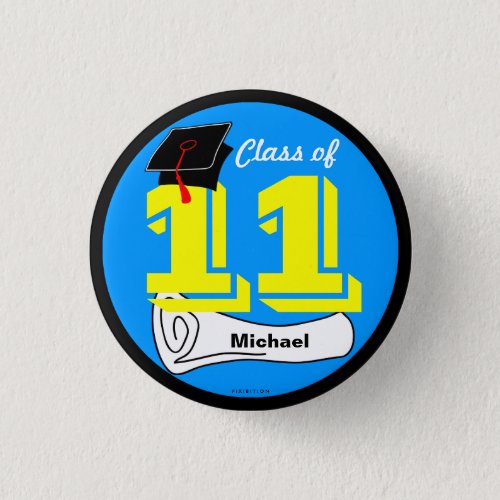 Graduations Class Of 2011 Button Add Name 1