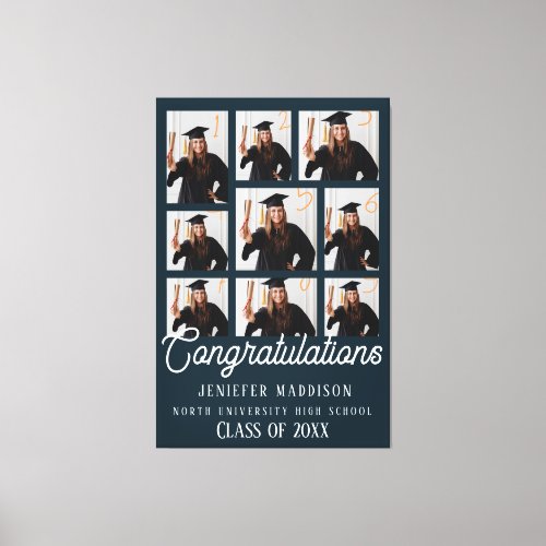 Graduations Class of 2024 Canvas Print