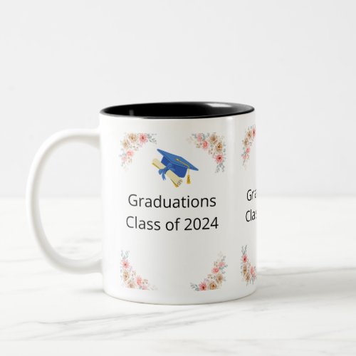 Graduations Class of 2024 Two_Tone Coffee Mug