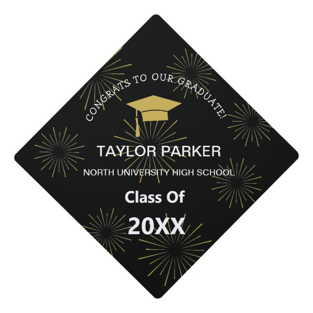 Graduations Class of 2025 Graduation Cap Topper (Front)