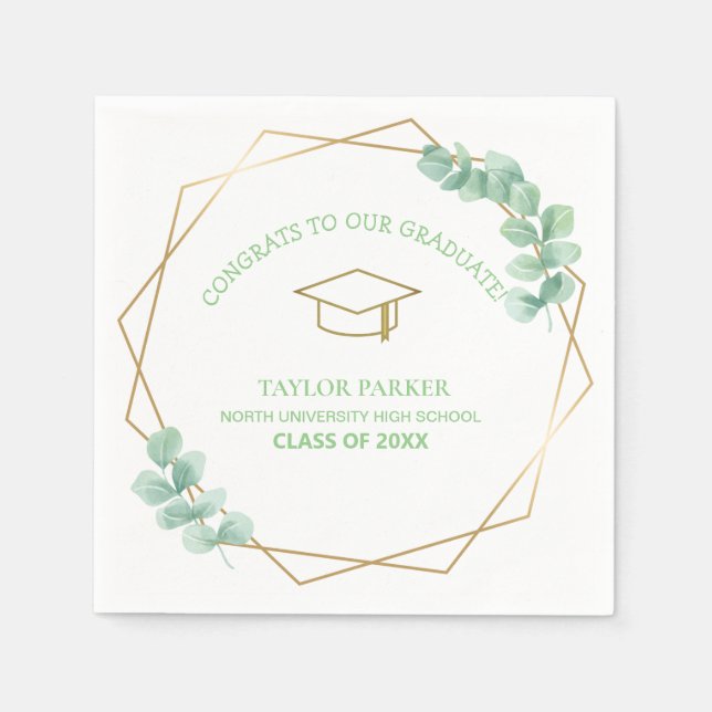 Graduations Class of 2025 Napkins (Front)