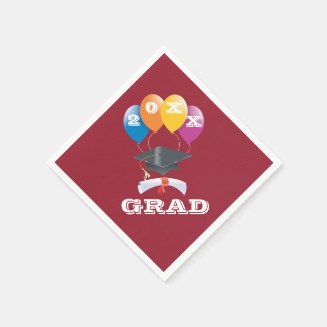 Graduations Party Supplies Napkins (Corner)