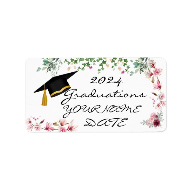 Gradutions Label (Front)