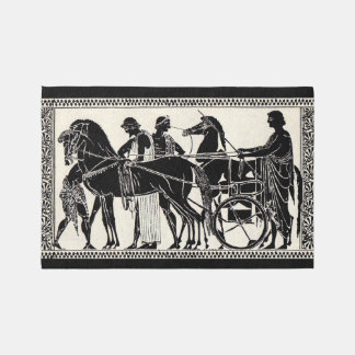 Graeco-Roman men and horses Rug