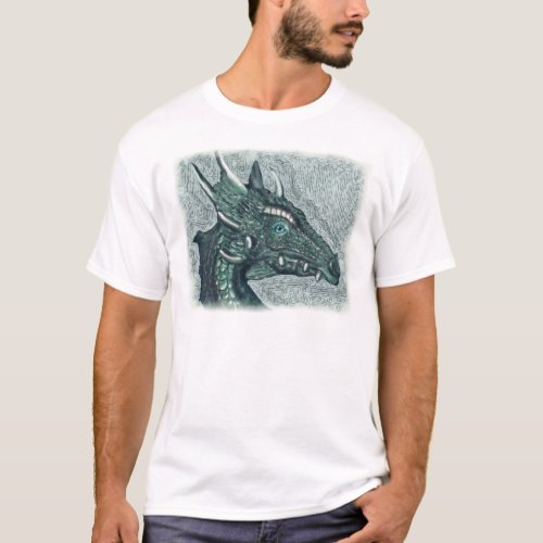 Graelle the Magical She Dragon Fantasy Art T_Shirt