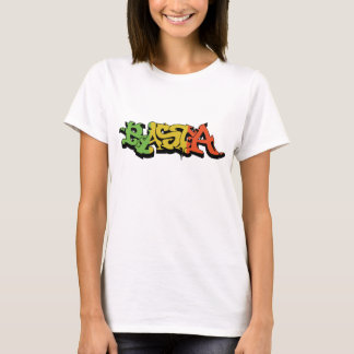 Graf Rasta Shirt with Reggae Colors