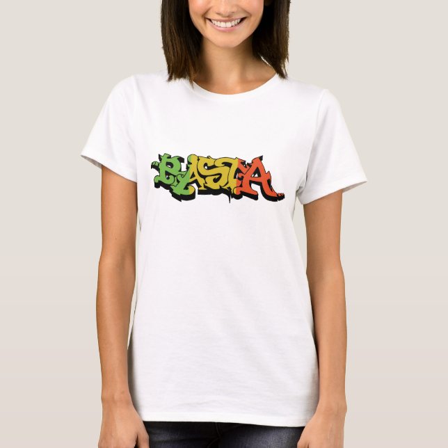 Graf Rasta Shirt with Reggae Colors (Front)