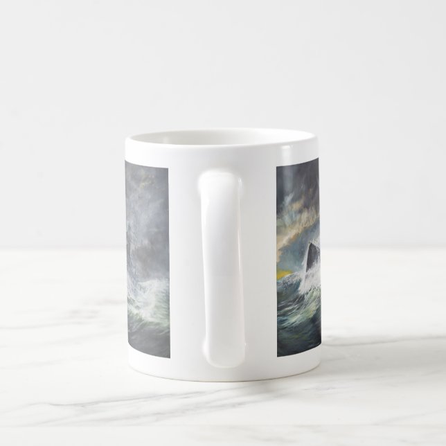 Graf Spee enters the Indian Ocean 3rd November Coffee Mug (Handle)