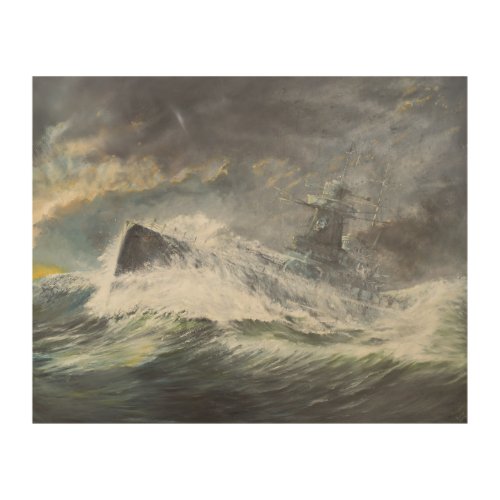 Graf Spee enters the Indian Ocean 3rd November Wood Wall Decor
